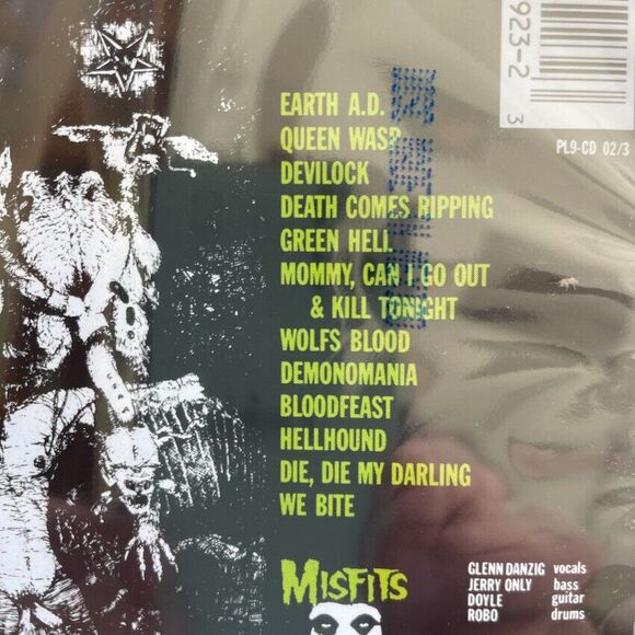 Misfits NEW Earth A.D. and Die Die My Darling Compact Disc CD Plan 9 PUNK METAL - Picture 3 of 3